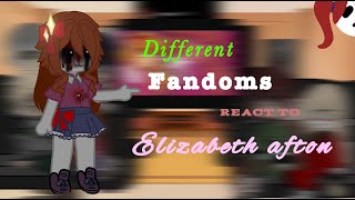 Different fandoms react to Elizabeth Afton