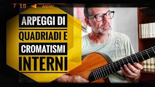 arpeggi di Quadriadi e cromatismi "interni"