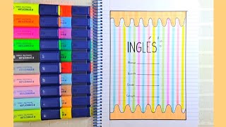 PORTADA DE INGLES 😛 PASO A PASO ✨️ MAURICIO DIBUJOS ✨️