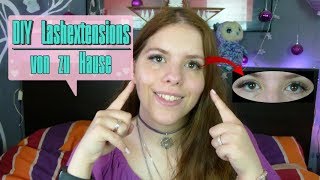 DIY Lashextensions | selbstgemachte Wimpernverlängerung | hält über 2 Wochen | günstig | Wimpern