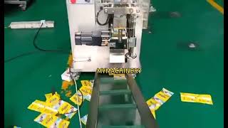 washing powder detergent packing machine back sealing