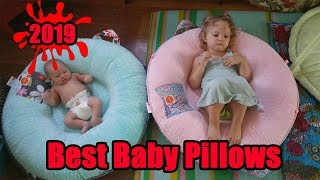 Best Baby Pillows - Pello Multi-use Luxe Baby-Toddler Floor Pillow/Play Mat/Lounger (Snow/Stone)