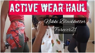 Nikki Blackketter Season 2 & Forever 21 Active Wear Try On Haul | GatHouse Fitness [94]