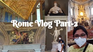 Travel Vlog Rome Part 2 (Day 2) | Visiting Vatican Museum  | St. Peter's Basilica