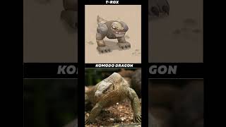 T Rox Transform Real Animals Based on... My Singing Monsters