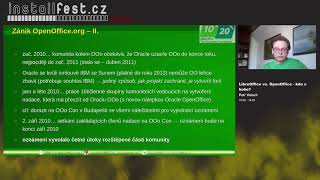 LibreOffice vs. OpenOffice - kdo s koho? (Petr Valach)