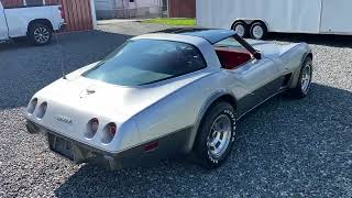 1978 Corvette Silver Anniversary Edition with Red Interior L82 4 Speed Gymkhana Suspension