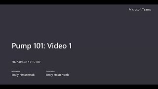 Pump 101 Video 1: Pump ordering process 1