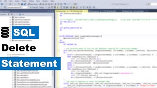 SQL DELETE STATEMENT | SQL TUTORIAL | BEGINNER SQL TUTORIAL | SQL DELETE TUTORIAL