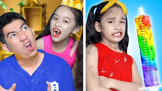 Rich Mommy Vampire vs Poor Mommy Vampire | Funny Situations By T-FUN