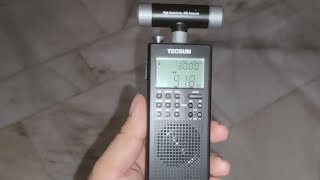 Tecsun PL-360 radio mediumwave listen - 26Aug2023