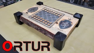 Making A Steel & Live Edge Pine Chessboard W/ The Ortur Laser Master 3