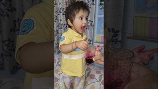 Struggle of mother behind positive growth of Baby 😰 even it just a glass of Juice #trending #short