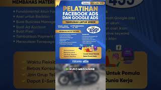 Yuk yang mau join ikut Pelatihan Google ads dan Facebook ads untuk Para UMKM #shortsvideo