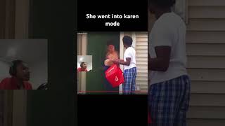 She went into karen mode #prank #fooddelivery #funny #deliverydriver #comedy #doordashing #thestupid