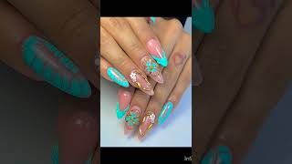 beautiful nail art design 👌❤️ #glambeautybymoumita #nailart #youtubeshorts #shorts #subscribe  pls❤️