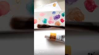 #shorts #art #transition #tiktok #reels #tutorial #mandala #watercolour #painting