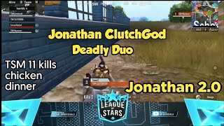 😍JONATHAN CLUTCHGOD DEADLY DUO 😍|| JONATHAN 2.0 || TSM 11 KILLS CHICKEN DINNER