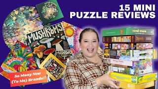 September Puzzle Round Up // Jigsaw Puzzle Reviews with A Bunch of New (To Me) Brands