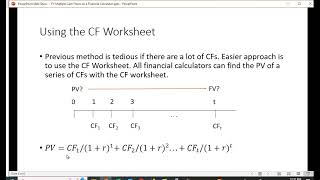 FV Multiple CFs on HP 12 Calculator