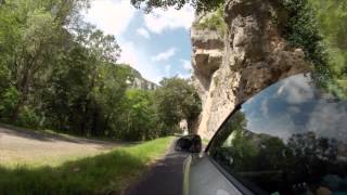 Gorges du Tarn - mad bit of French road! Between Millau and La Malene