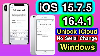 iOS 15.7.5 TO iOS 16.4.1 iCloud Activation Bypass Without Change SN Windows 2023