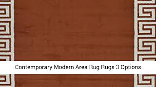 Studio Collection Meander Ancient Roman Design Contemporary Modern Area Rug Rugs 3 Options