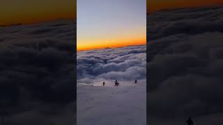 ☁️ When you are literally above the clouds!