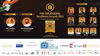 The CSR Journal Excellence Awards 2024 LIVE - 30 September 2024, Jio World Convention Centre, Mumbai