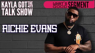 Richie Evans Talks Upcoming Single ft Rick Ross, Being Compared To Nas, The Violence In Hip-hop Etc