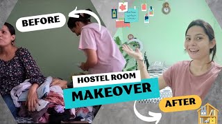 Girls Hostel Room Makeover 😊 | Girls Hostel Room Decoration Ideas | Girls Hostel Room Tour #patna