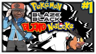 OUR FRIEND TEPIG! | POKEMON BLAZE BLACK BLIND HARDCORE NUZLOCKE | EPISODE 1