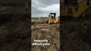 Tractor reverse in Difficult place #shorts #reverse