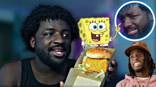 I Tried The Wendys SPONGEBOB’S KRABBY PATTY and the Kai Cenat Mcdonald Meal (DISGUSTING 🤢)