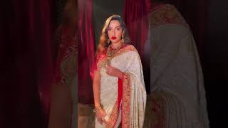 nora fatehi in saree #shorts #norafatehi #youtubeshorts #viral #viralshorts