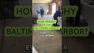 How Trashy is Baltimore Harbor? #earthday #volunteer #baltimore