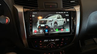 Roadspy 9" Android head unit installed on our customer's Nissan Navara Pro-4x