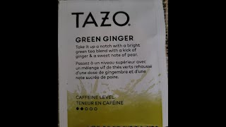 Tea Reviews - Tazo Green Ginger