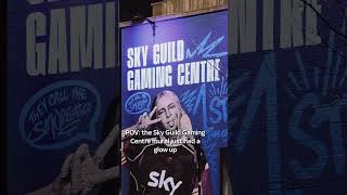 Watch the #SkyGuildGaming Centre mural come to life with UV light 💡😍