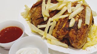 Lahori Chargha Recipe By Rukhsana | Chicken Steam Plus Fry Roast | Whole Chicken Recipe