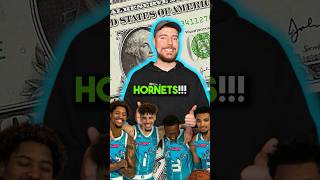 MrBeast OWNS the Charlotte Hornets?? #shorts