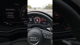 Launch start Audi RS5 2.9TFSI 450hp Quattro