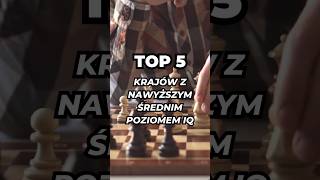 🧠🤯 Kraje z najwyższym średnim poziomem IQ 🧠 #iq #countries #shorts