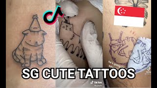 SINGAPORE CUTE TATTOOS TIKTOK COMPILATION