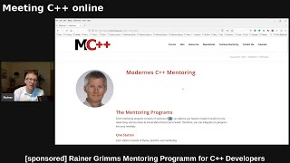 Rainer Grimms Mentoring Programm for C++ developers (Sponsored)