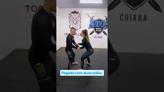 Defesa pessoal básica - livrar as mãos #bjj #jiujitsu #nogi #selfdefense