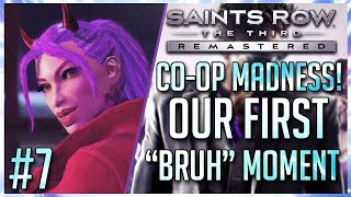 CRAZY STRIPPERS WITH GUNS RAID OUR PARTY 😡😢! SAINTS ROW 3 CO OP MADNESS EP 7!