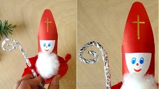 Nikolaus basteln - Weihnachtsbasteln - Weihnachtsmann - Upcycling - Basteln zu Weihnachten