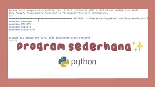 Buat PROGRAM DAPAT BEASISWA ✨ sederhana Python💻