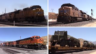 Trains in the Cajon Pass! ~ Military Trains, Great Horn Shows, and MORE 7/5/20